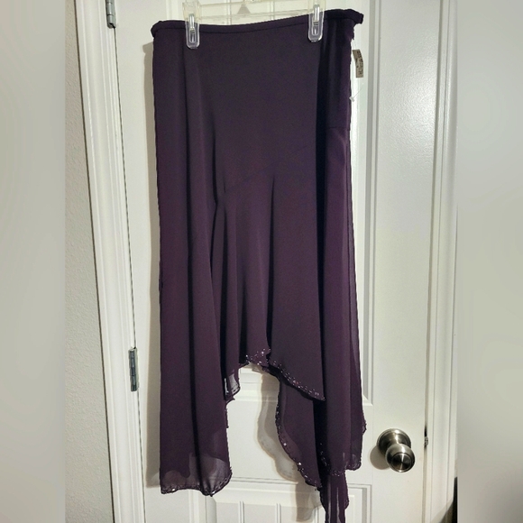 Aubergine (Eggplant) Cocktail Dress - Picture 4 of 7